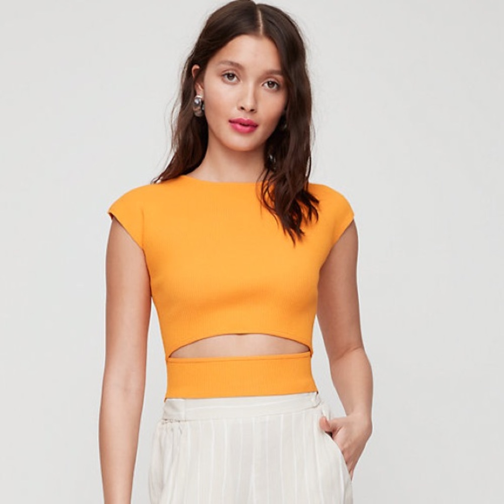 Wilfred cut-out knit top